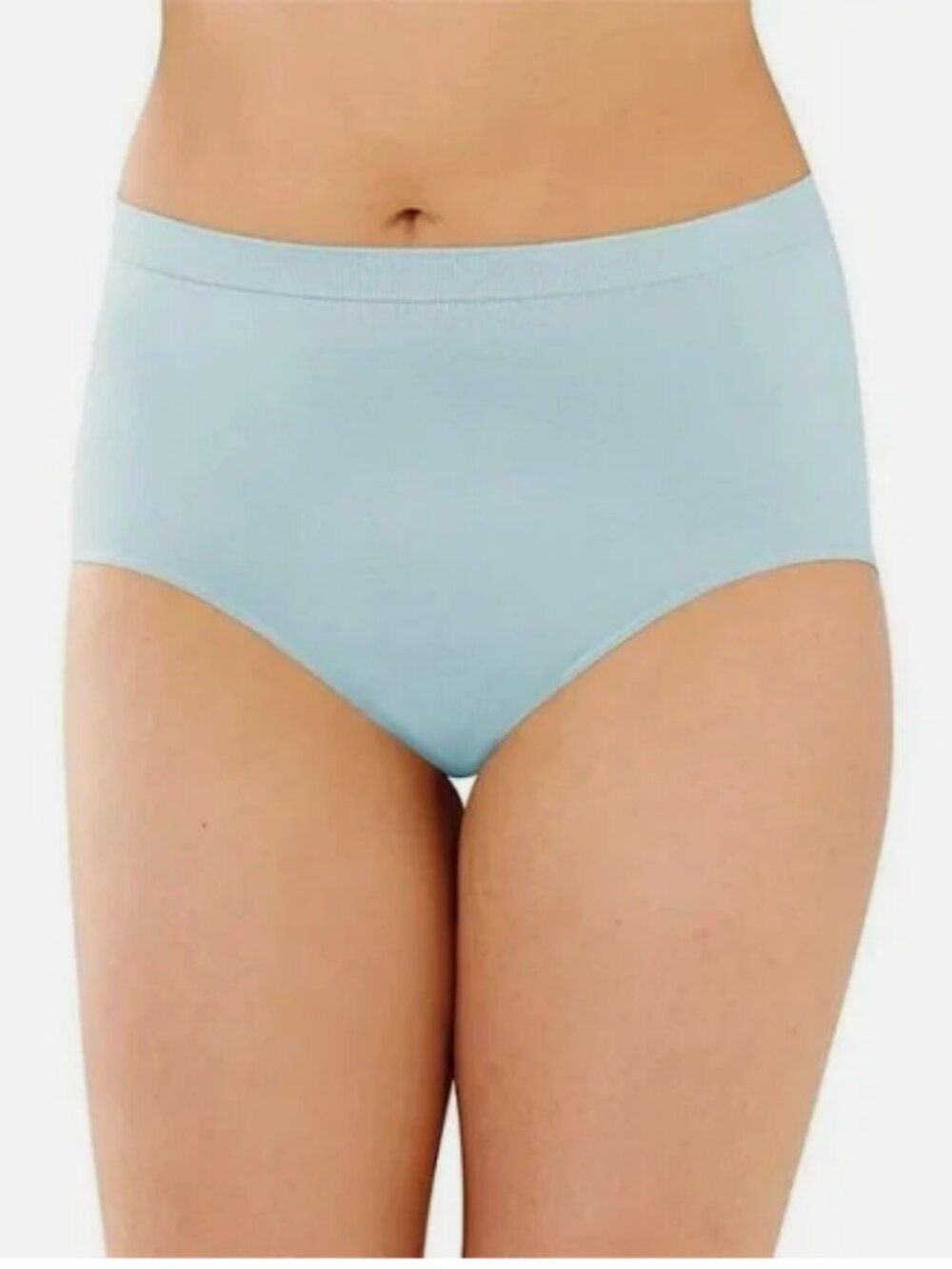 Bali Women's Comfort Revolution Microfiber Brief Underwear, Blue, 8/9